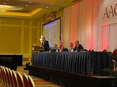 Dr. Alaia featured at 2023 meeting of the AAOS